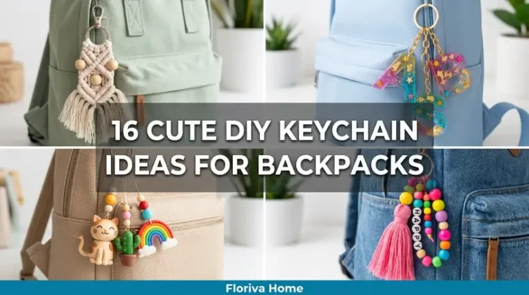 Cute DIY Keychain Ideas for Backpacks