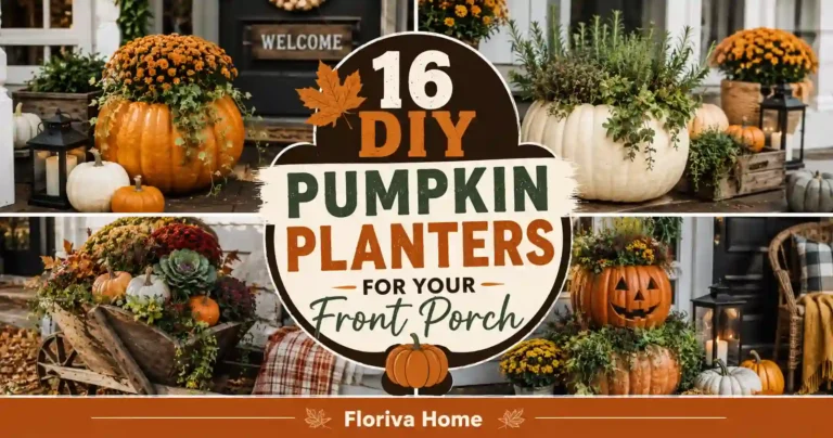 DIY Pumpkin Planters for Your Front Porch