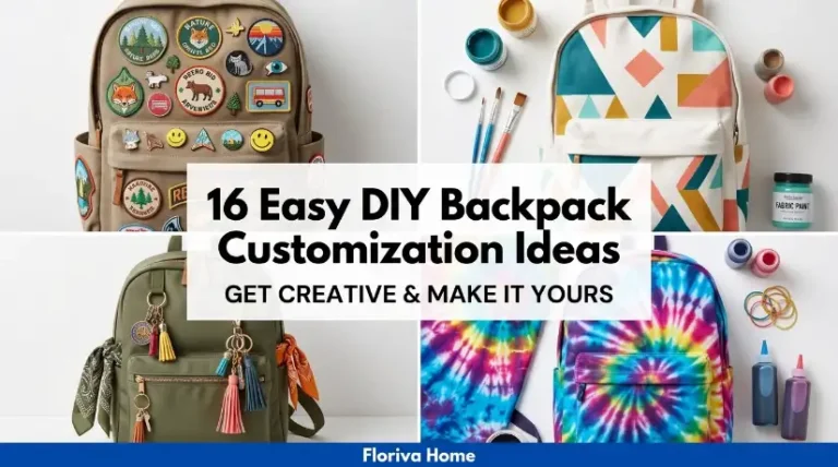 16 Easy DIY Backpack Customization Ideas
