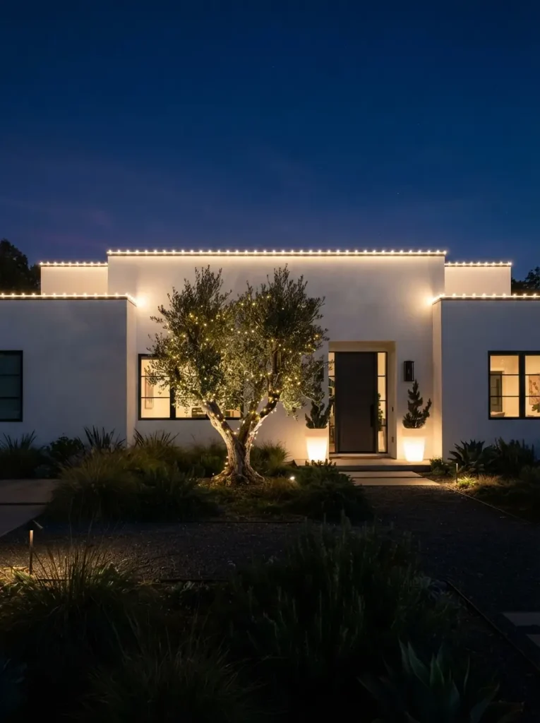 16. Minimalist Lights for a Calm Modern Look