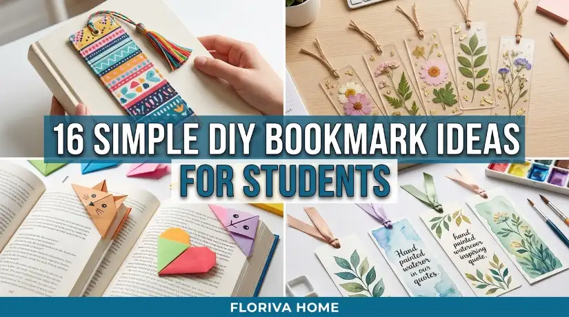 Simple DIY Bookmark Ideas for Students