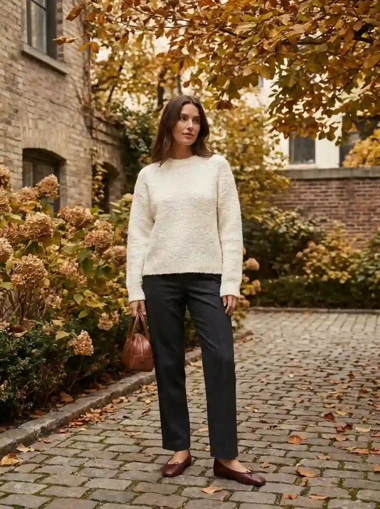 16. Textured Bouclé Sweater