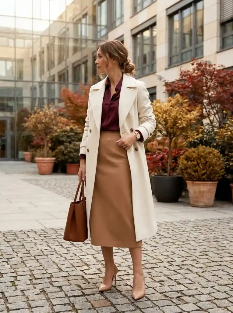 16. The Elegant Workwear Trench for Office Days