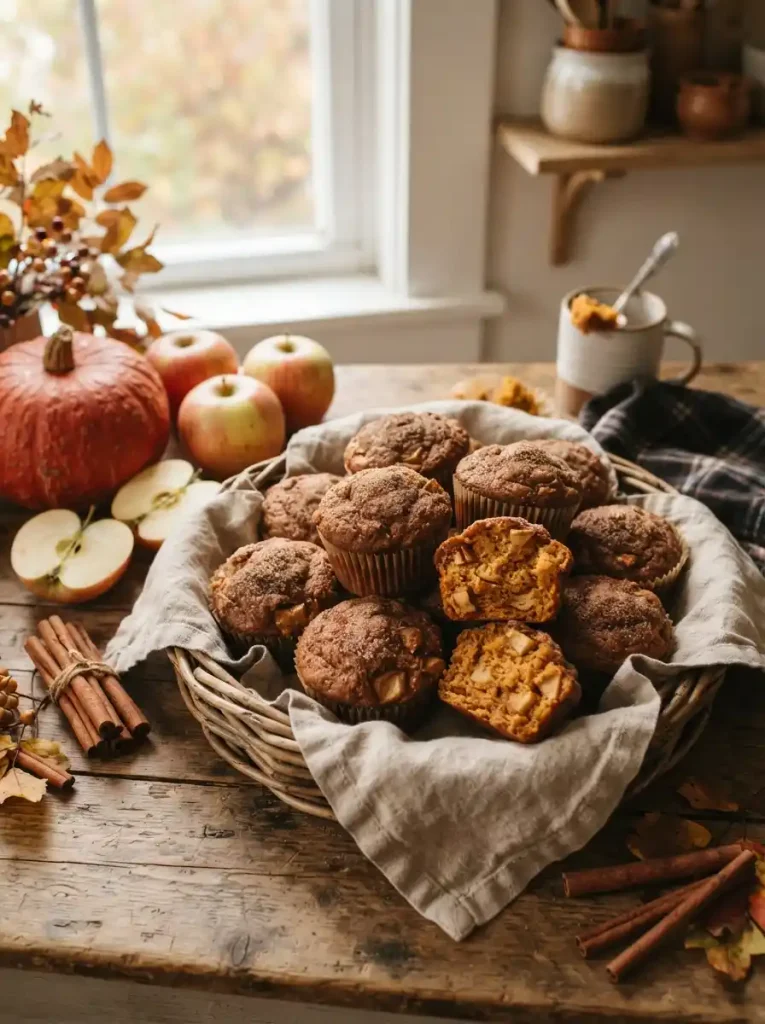 17. Apple Pumpkin Muffins
