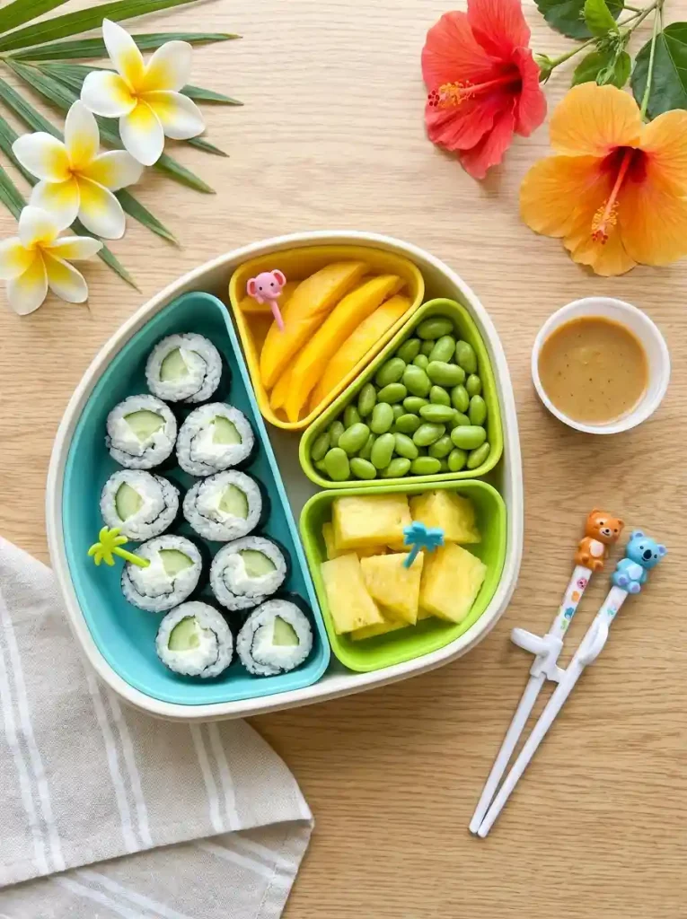 17. Cream Cheese Cucumber Sushi