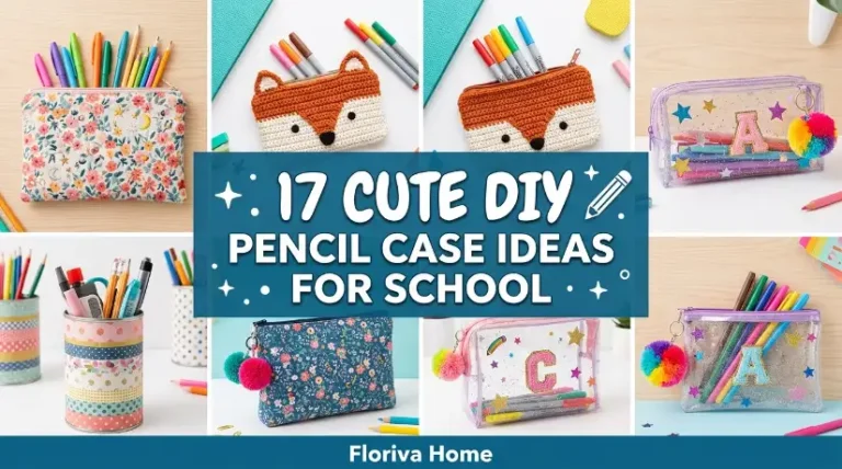 Cute DIY Pencil Case Ideas for School