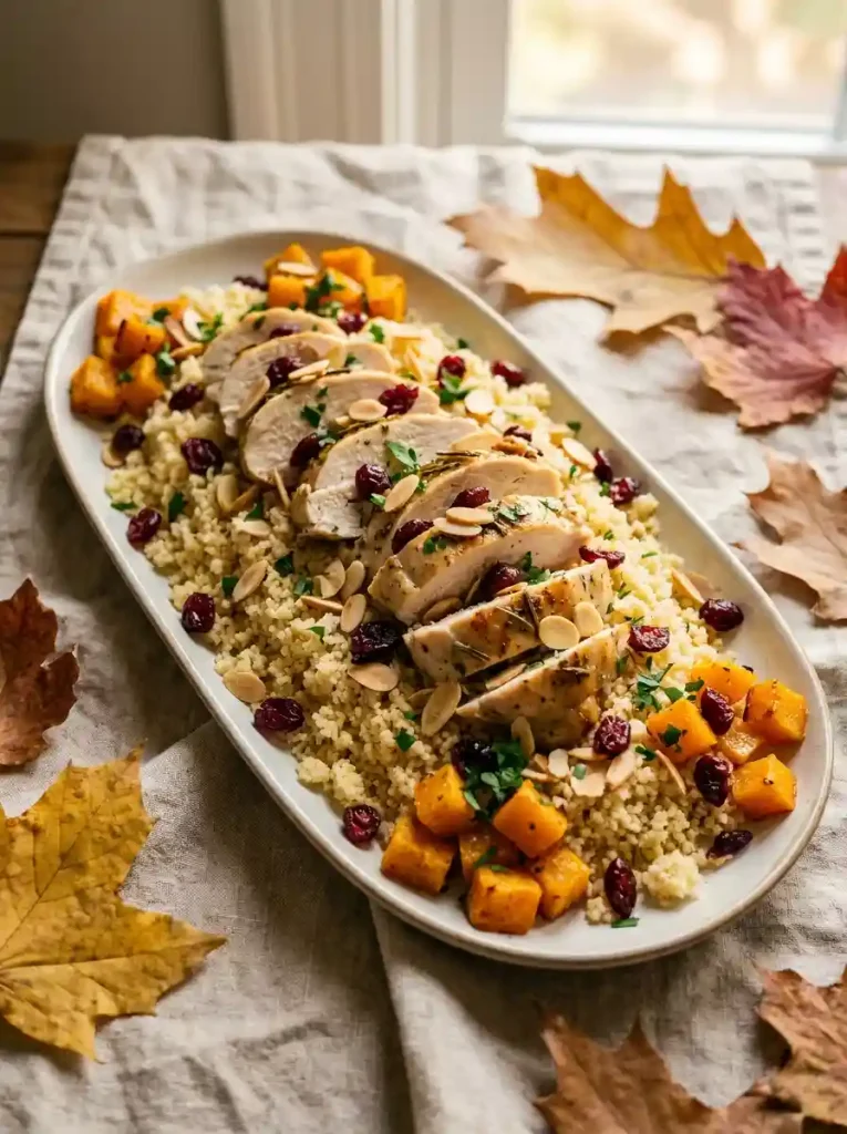 17. Rosemary Chicken and Cranberry Couscous