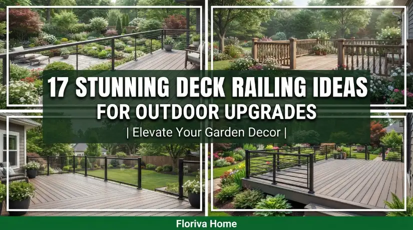 Stunning Deck Railing Ideas for Outdoor