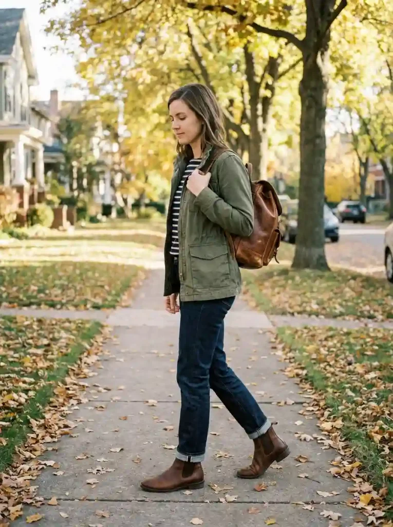 17. The Olive Utility Jacket
