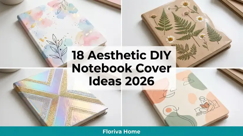 Aesthetic DIY Notebook Cover Ideas