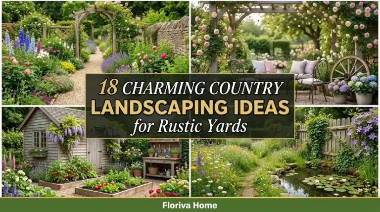 Charming Country Landscaping Ideas for Rustic Yards