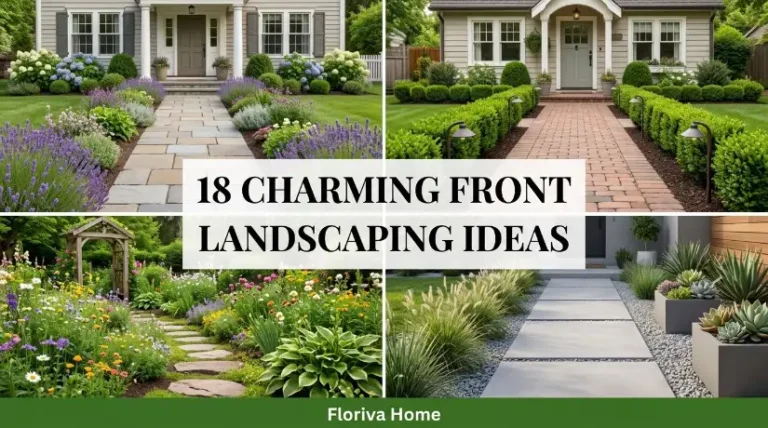 Charming Front Walkway Landscaping Ideas