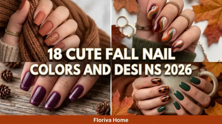 18 Cute Fall Nail Colors and Designs 2026