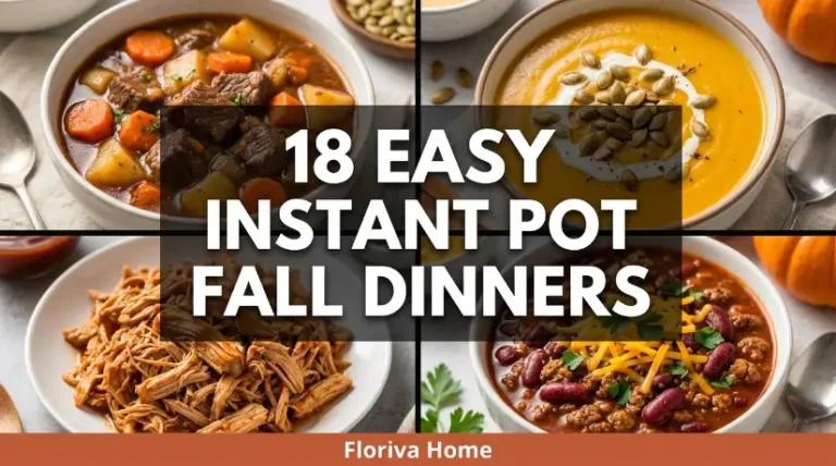 Easy Instant Pot Fall Dinners