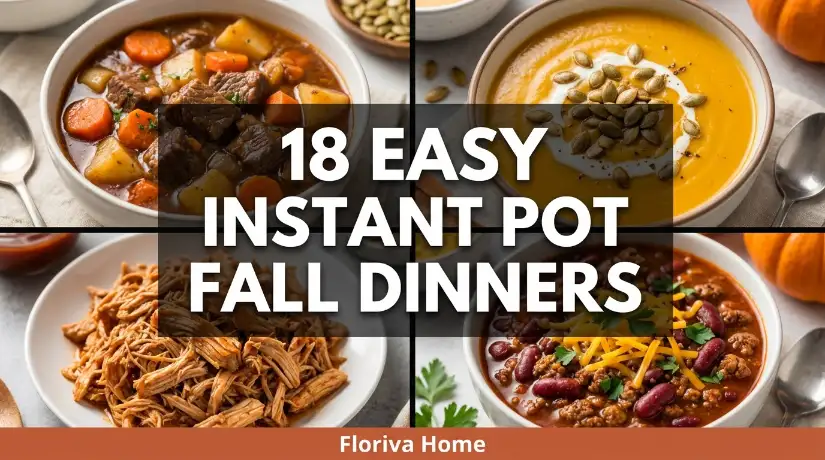 Easy Instant Pot Fall Dinners