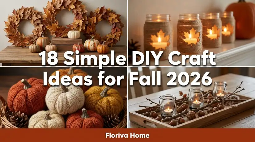Simple DIY Craft Ideas for Fall 2026