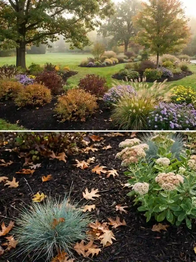 19. Mulched Garden Beds With a Fresh Seasonal Finish