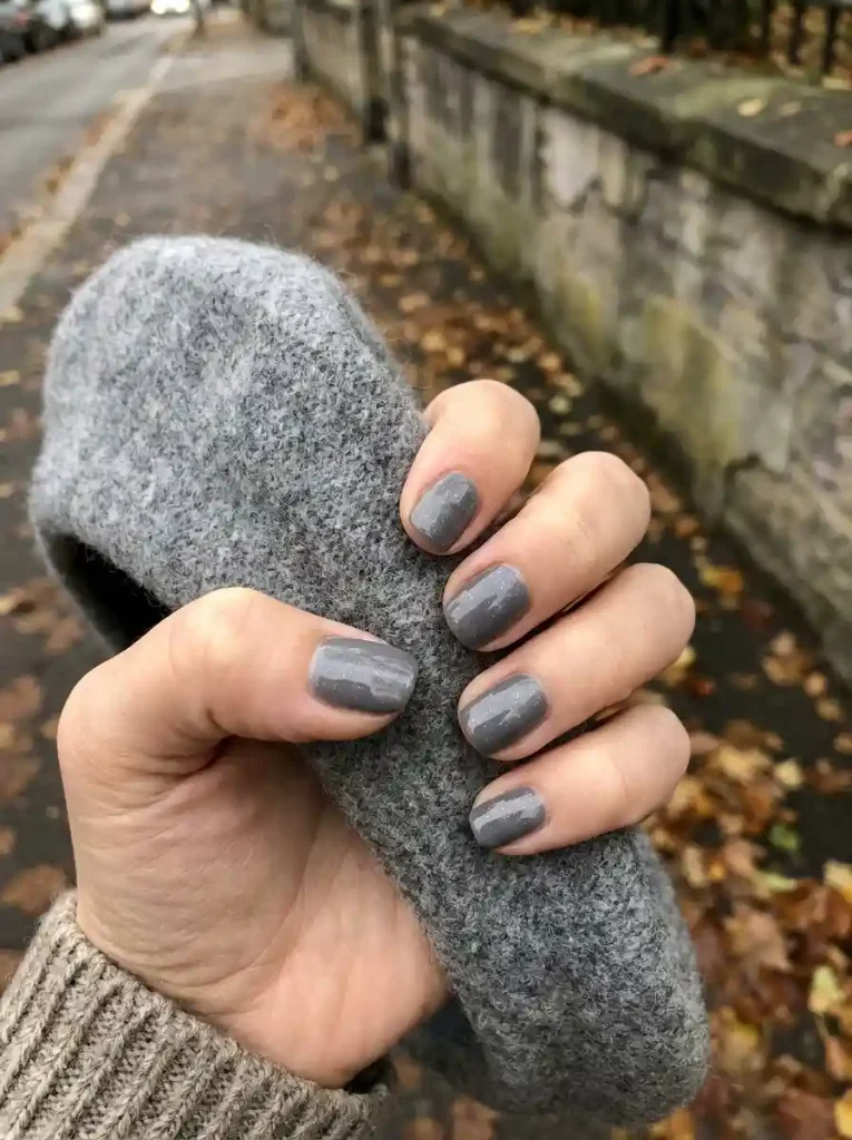 19. Smoky Gray Glitter