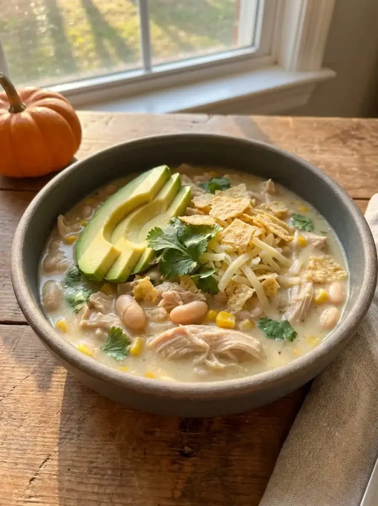2. Creamy White Chicken Chili