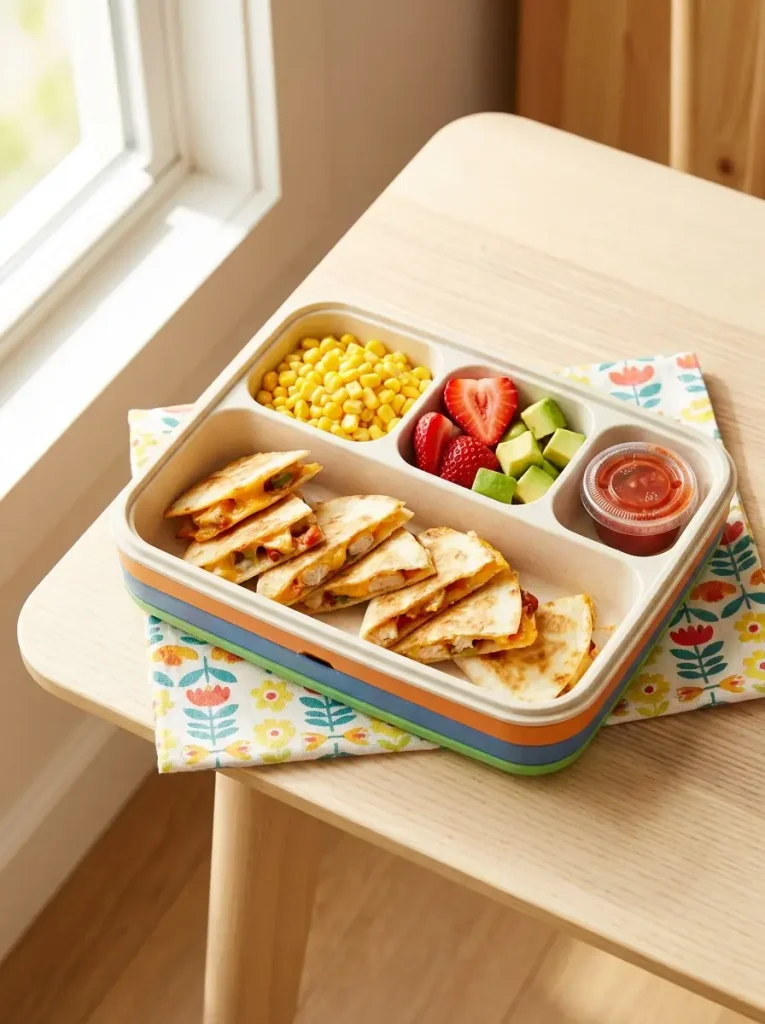 2. Mini Chicken Quesadilla Box
