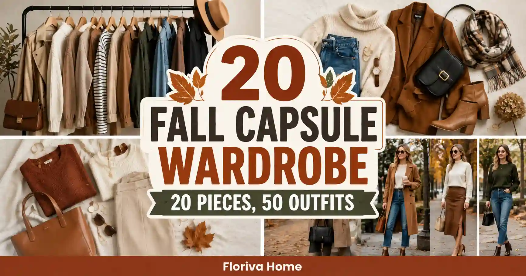 Fall Capsule Wardrobe: 20 Pieces, 50 Outfits