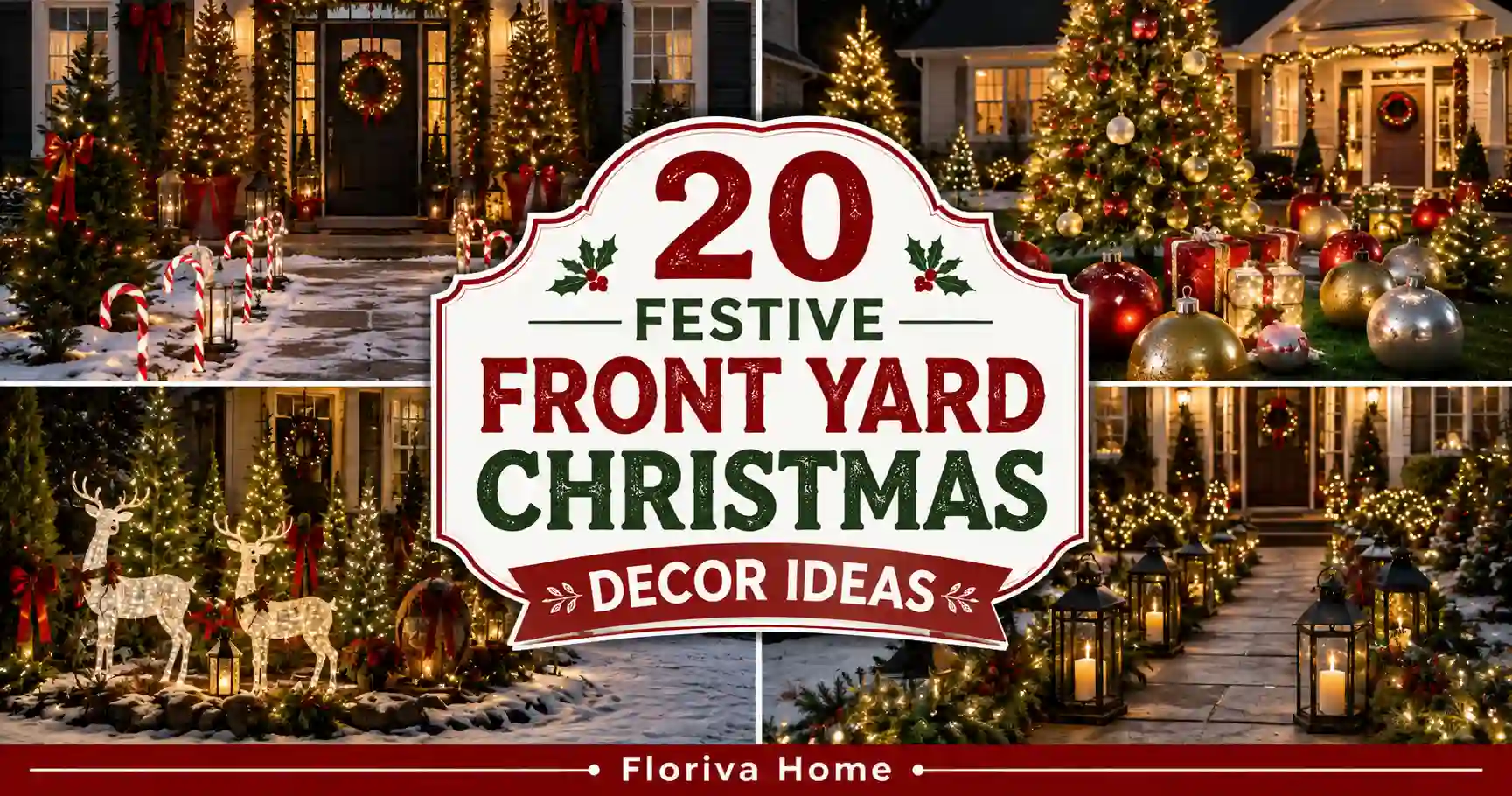 Front Yard Christmas Decor Ideas