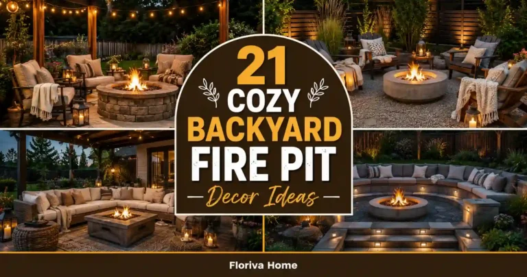 Cozy Backyard Fire Pit Decor Ideas