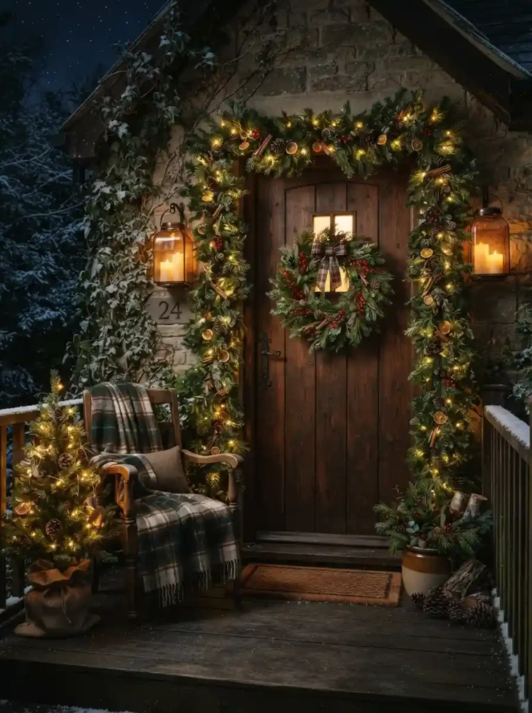 22. Warm Candlelit Night Porch