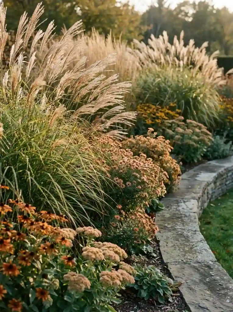 3. Add Ornamental Grasses for Movement