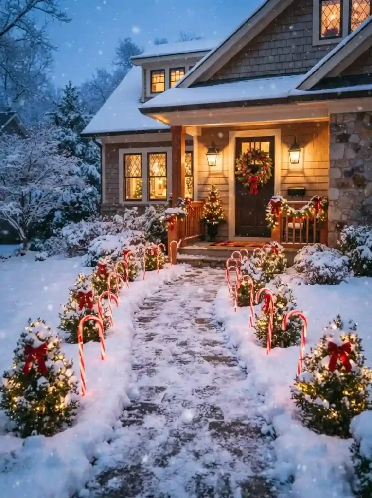 3. Candy Cane Walkway Magic