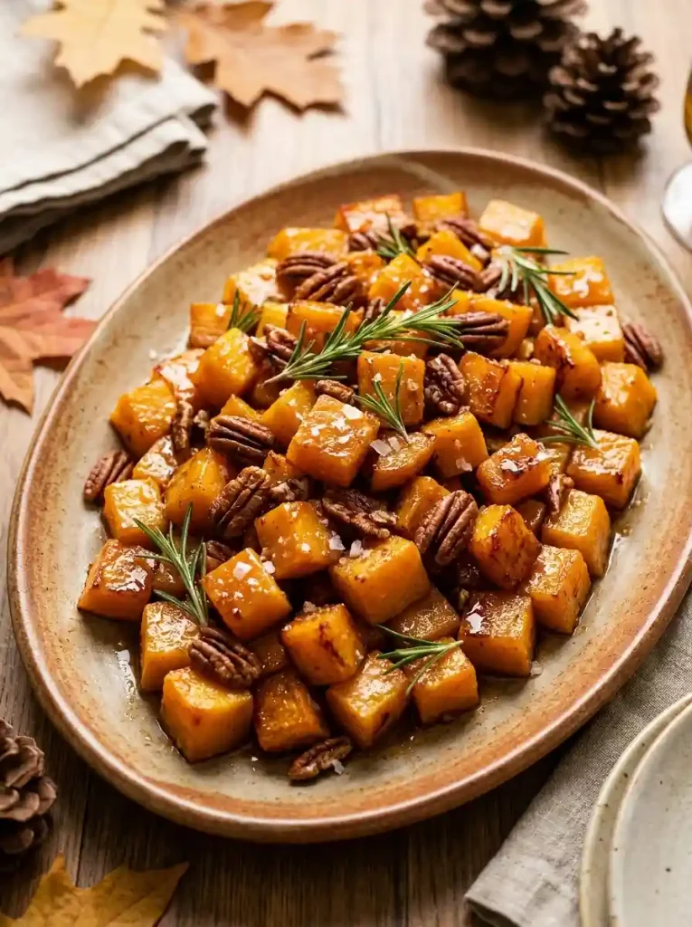 3. Maple Roasted Butternut Squash with Pecans
