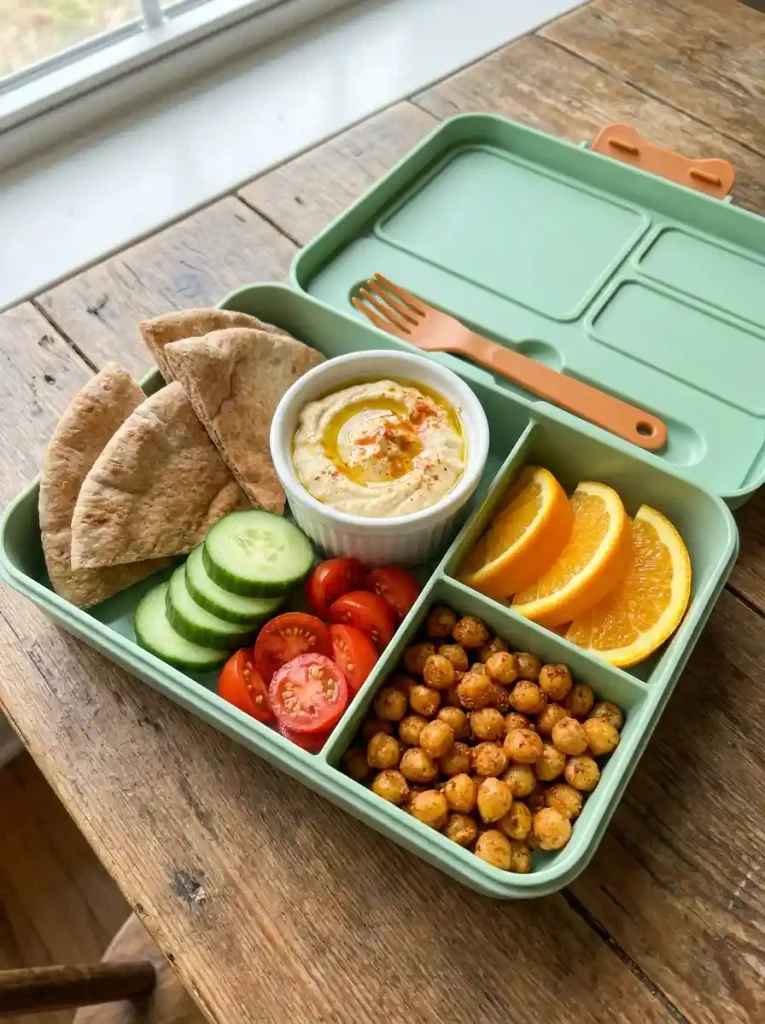 4. Mediterranean Hummus Snack Box