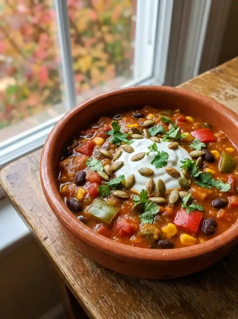 4. Pumpkin Black Bean Chili