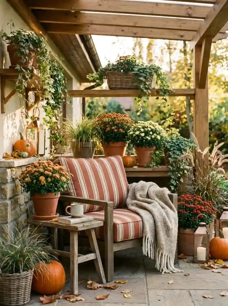 5. Create a Cozy Garden Seating Corner