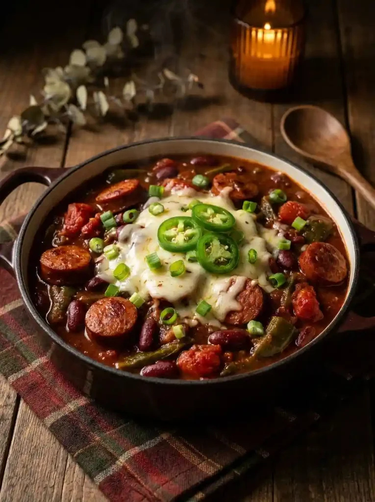 5. Spicy Chipotle Sausage Chili