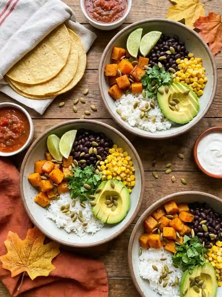 6. Roasted Butternut Squash Taco Bowls