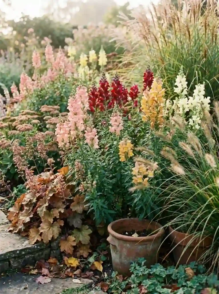 6. Snapdragons for Vertical Autumn Charm