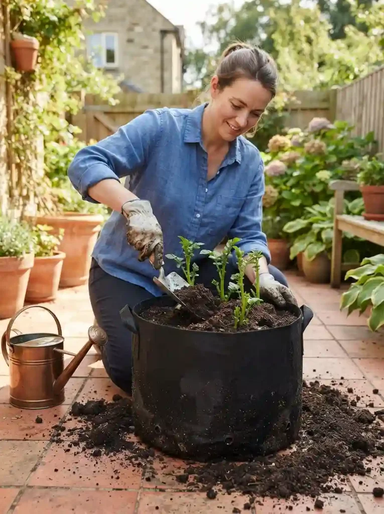 6. Try Containers for Small Spaces