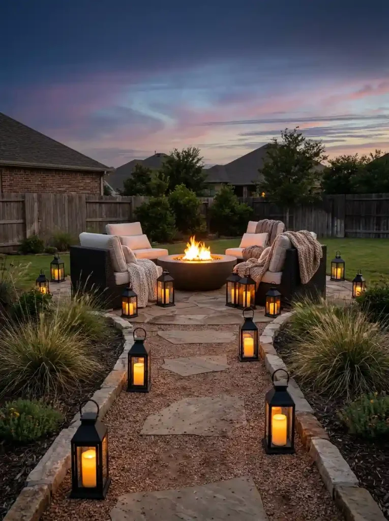 7. Add Lanterns Along the Path