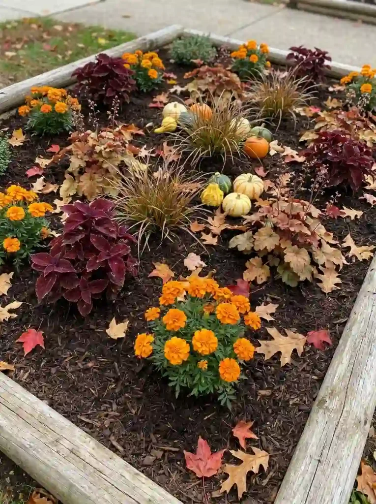 7. Harvest-Inspired Garden Bed Refresh