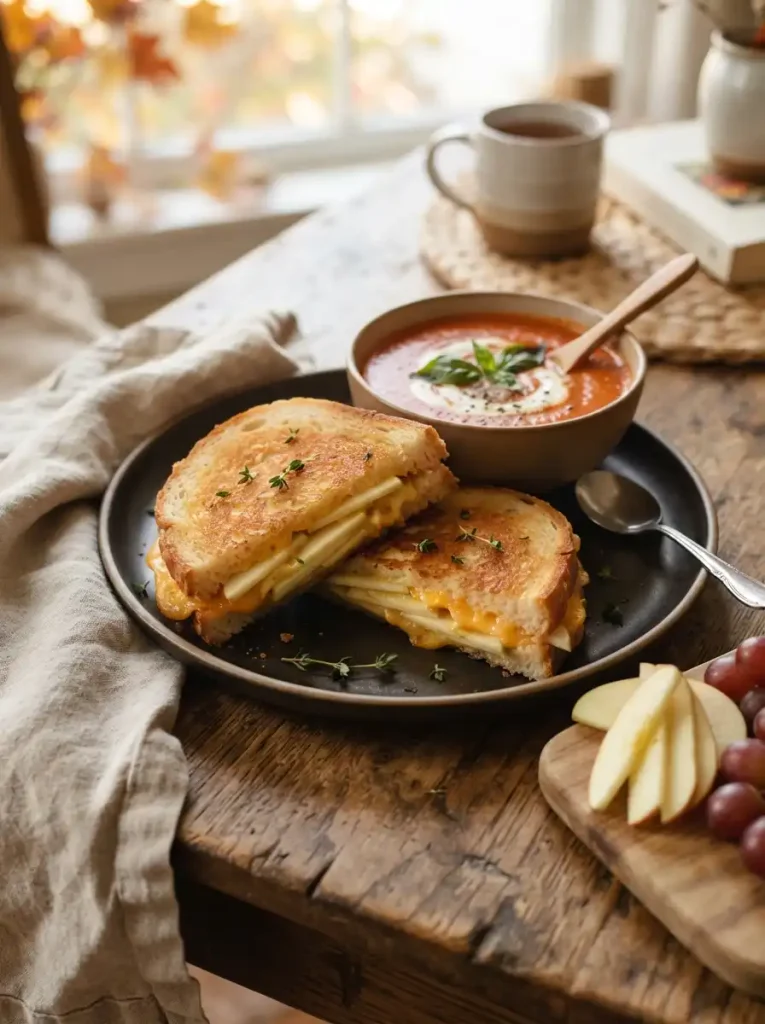 8. Apple Cheddar Grilled Cheese