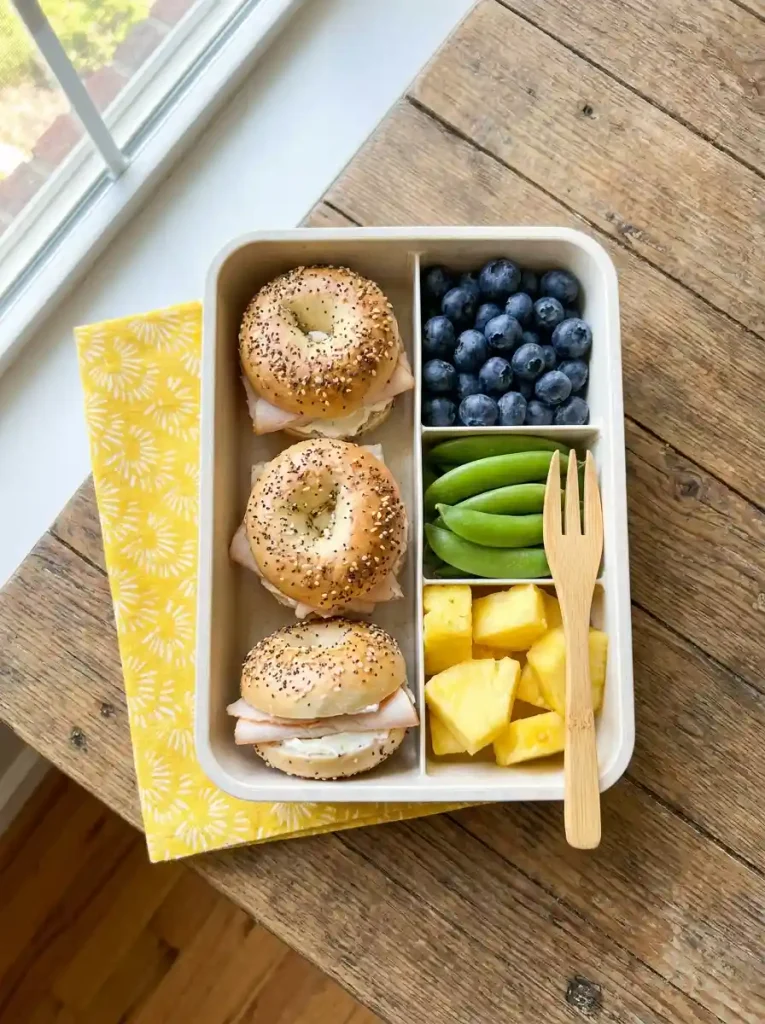 8. Mini Bagel Sandwich Box