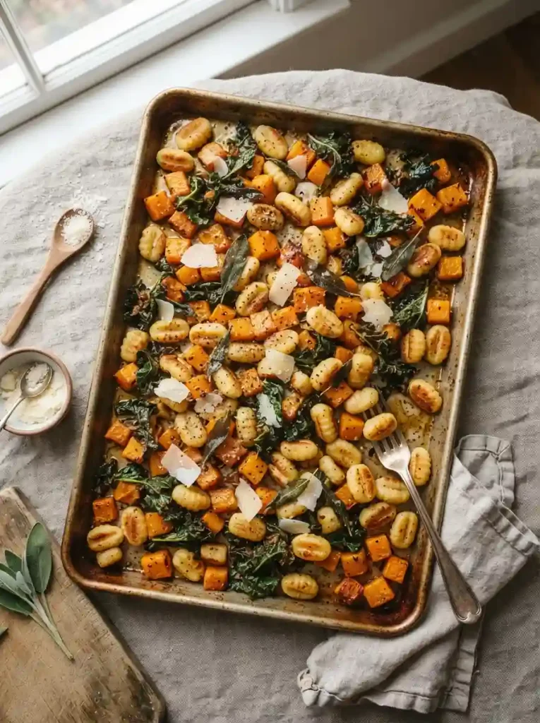 8. Sage Gnocchi with Butternut Squash and Kale