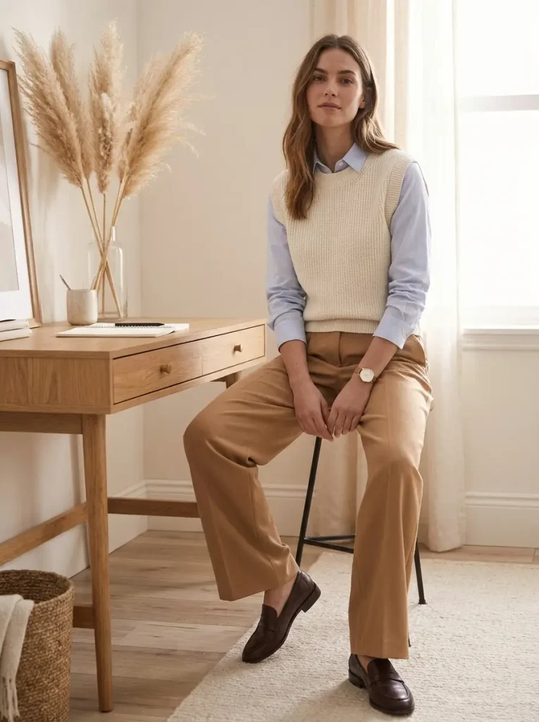 8. The Cream Sweater Vest
