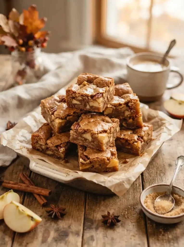 9. Brown Butter Apple Blondies