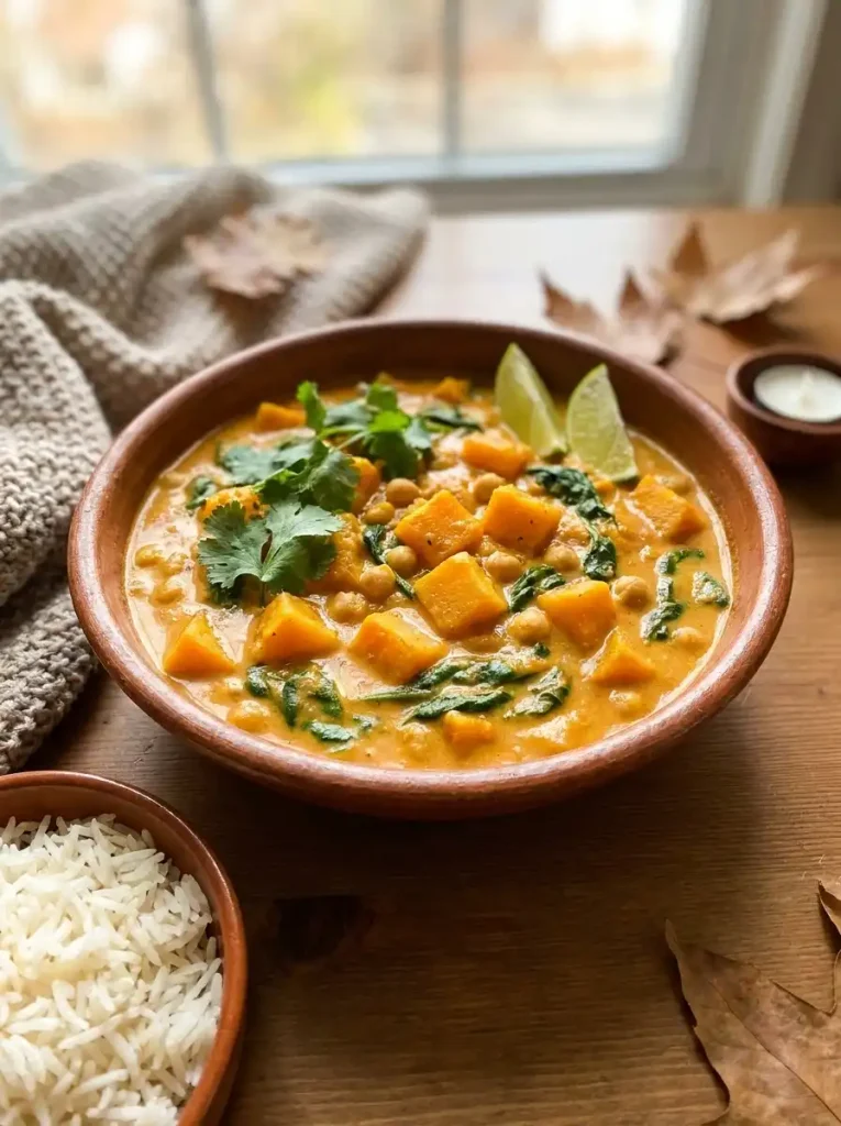 9. Creamy Coconut Butternut Squash Curry