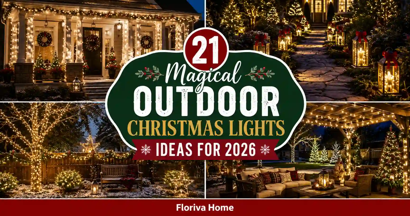 Magical Outdoor Christmas Lights Ideas