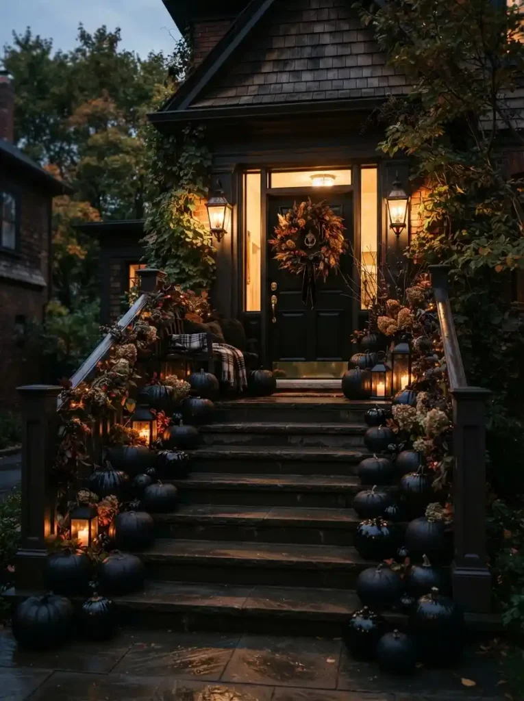 1. Black Pumpkin Stairway