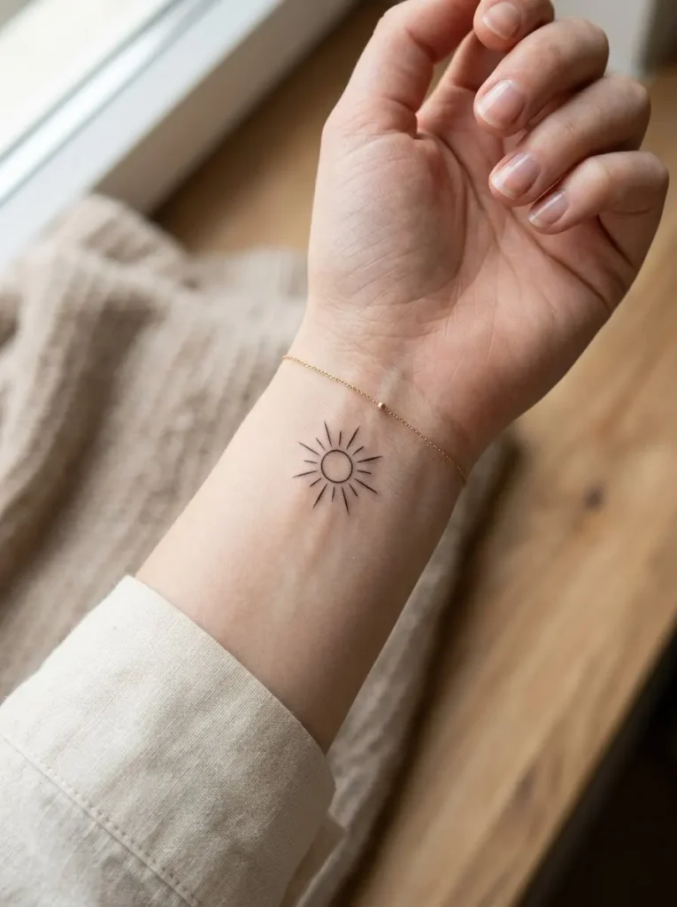 1. Tiny Sunray Symbol