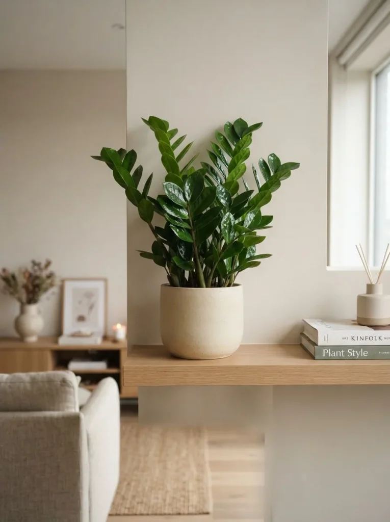1. ZZ Plant for Nearly Effortless Greenery